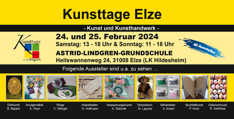 Kunsttage Elze 2024 – Kunst und Kunsthandwerk