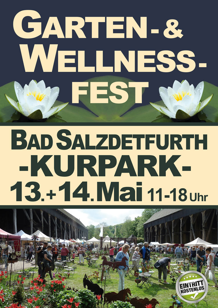Garten- und Wellnessfest im Kurpark Bad Salzdetfurth