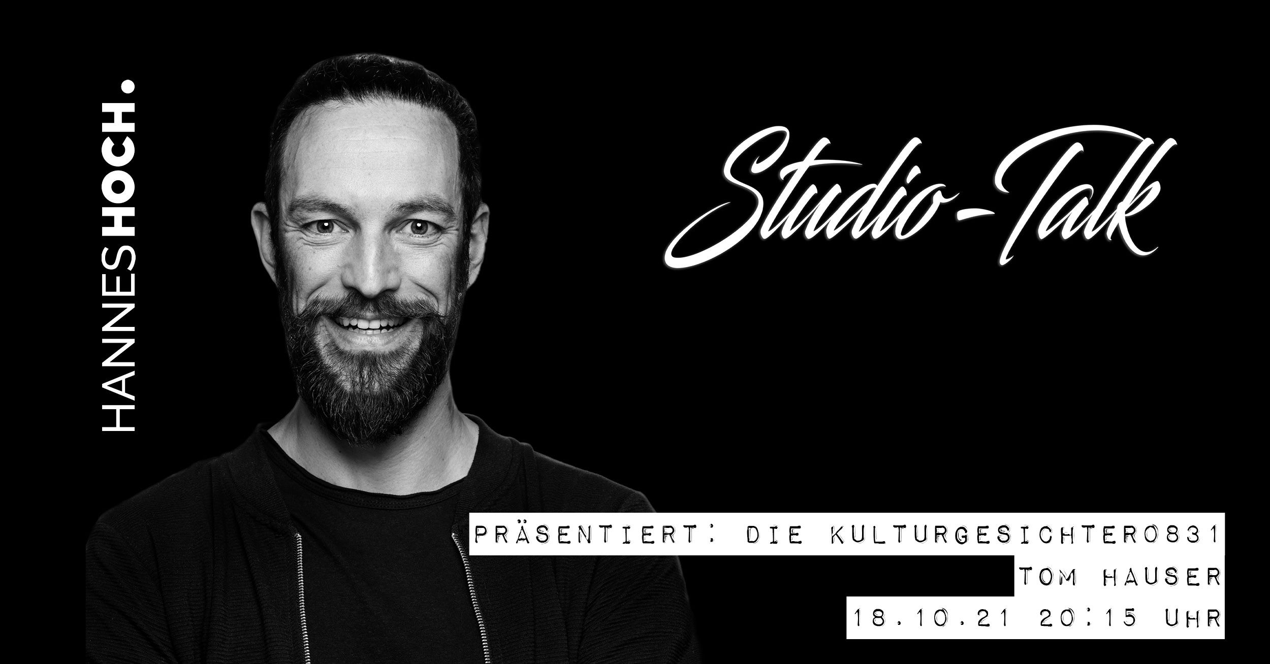 Kulturgesichter0831: Studio-Talk mit Tom Hauser