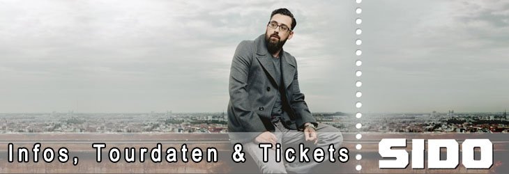 Tickets für Sido Konzerte