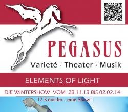 Wintershow 2013 "Elements of Light" Varieté Theater Pegasus Wintershow