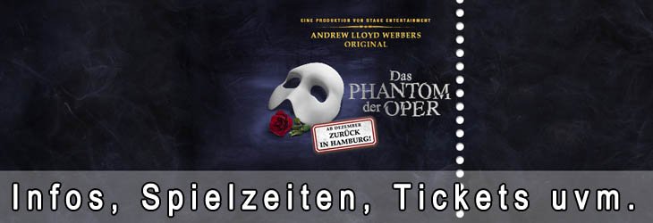 Spielzeiten für das Musical Das Phantom der Oper