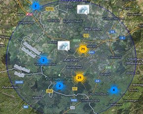 Locations in Deiner Nähe anzeigen
